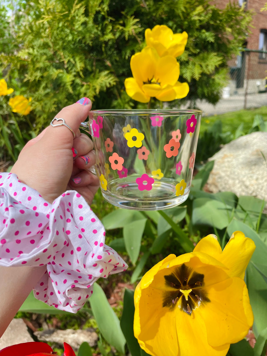 Retro Flower Mug