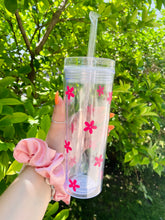 Load image into Gallery viewer, Retro Flower Tall Tumbler
