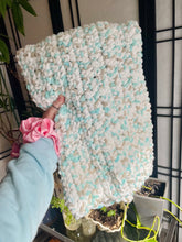 Load image into Gallery viewer, Sea Foam Baby Blanket
